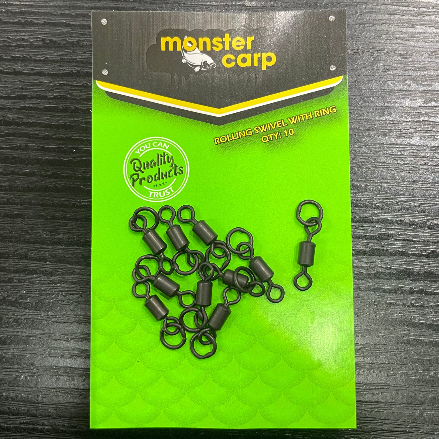 Monster Carp Rolling Swivel With Ring