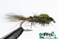 Gold Ribbed Hares Ear (Gold Bead) Olive
