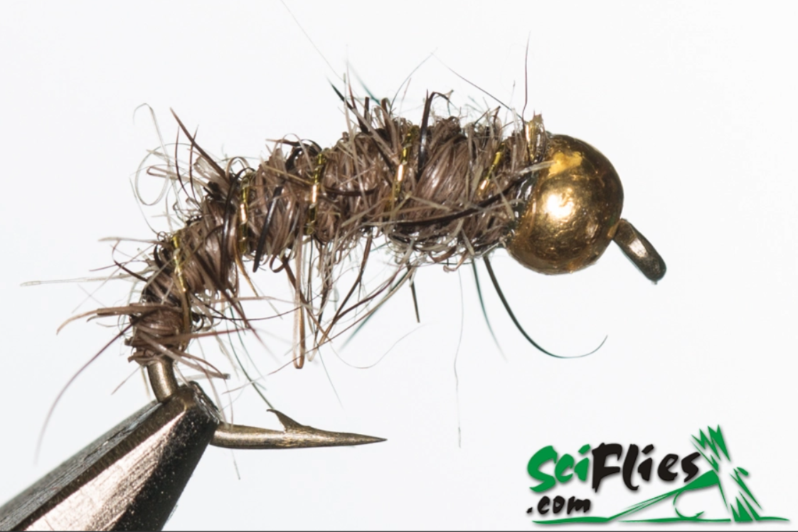 Hares Ear Caddis (Gold Bead) Natural