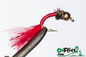 Beaded Bloodworm Red (Gold Bead)