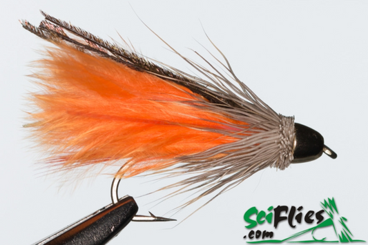 Marabou Muddler Orange (Gold Cone)